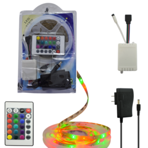 TIRA DE LUCES LED RGB 5M CON CONTROL REMOTO 2835