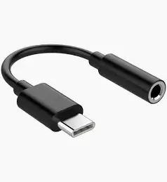 Adaptador USB-C a Jack 3.5mm Hembra - Convertidor de Audio Digital