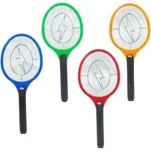 Raqueta Mata Mosquitos Recargable con Clavija