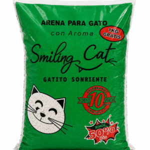 Arena para Gato Smiling Cat con Aroma 6 kg
